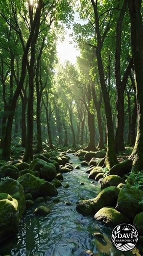 The Sound of Nature 🌲💦 #ambientmusic #forestvibes #relaxingmusic