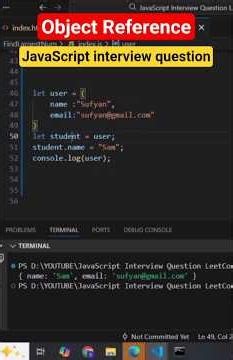 deep copy in javascript | javascript interview question #shorts #javascript #coding #ytshorts #short