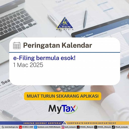 Panduan Isi e-Filing 2025, Declare Cukai Pendapatan Kali Pertama
