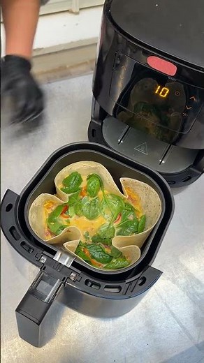 Airfryer Breakfast Omelet! Fluff, fold, and feast 🍳😋