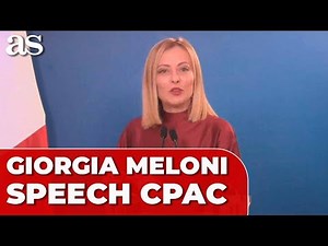 Italian Prime Minister GIORGIA MELONI'S Full Speech at CPAC 2025