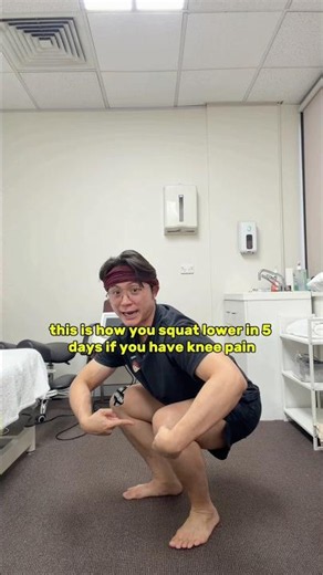 HOW TO SQUAT WITH KNEE PAIN?! #shorts