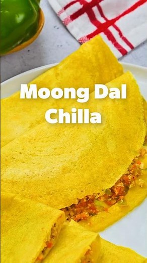 Moong Dal Chilla | Easy & Delicious Vegetarian Protein Pancakes | Crispy & Flavorful Indian Recipe