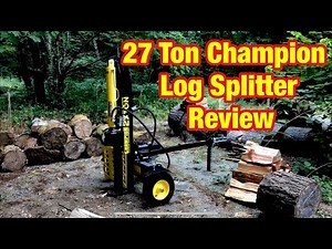 27 Ton Champion Wood Splitter Review