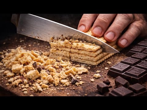 Crunchy ASMR Sounds – Breaking Cookies & Chocolate