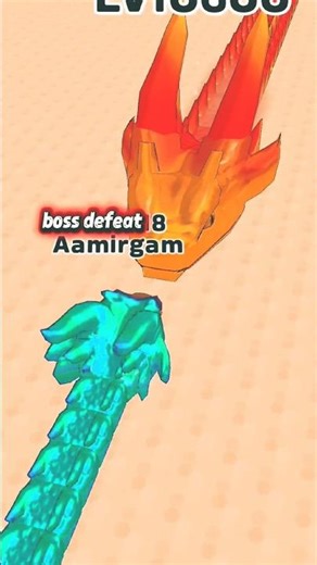 snake clash boss LV10600🥵😡#snakeclash #snakegame #short