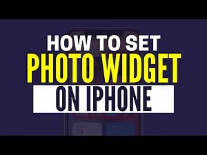 How To Add Photo Widget On iPhone (iOS 18)