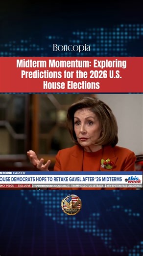 Midterm Momentum: Exploring Predictions for the 2026 U.S. House Elections In a recent ABC interview, former Speaker Nancy Pelosi voiced optimism about Democrats regaining House control in 2026, highlighting Minority Leader Hakeem Jeffries' unifying role. Historical trends show the president's party often loses seats in midterms. Current analyses vary: some forecasts favor Democratic gains due to typical patterns, while others note that improving economic factors could maintain the status quo. An