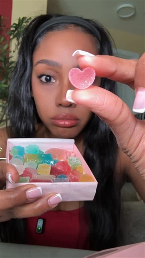 Silky Gem® | Crystal Candy on Instagram: "Sweethearts Crystal Box 💖 Handcrafted crystal candy with subtle sweetness and a signature crisp bite. Made for gifting. Available now ✨ @mukbangwithkay #Silkygem #crystalcandy #candy #snack #mutraucau"