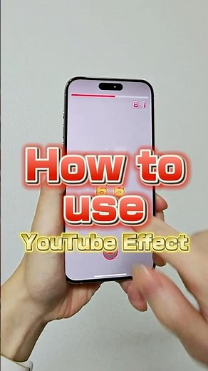 YouTube Effect | How to use YouTube Effect #effectmaker #filter #effects