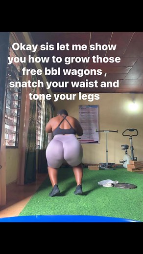 Okay sis let me help you grow those free bbl wagons, snatch your waist and tone your legs #fitnessmodel #core #determination #consistencyiskey | Goldamira Fitness motivator