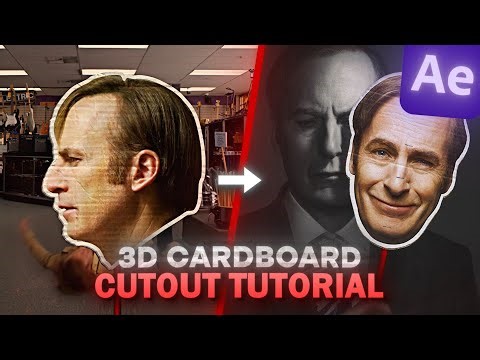 3D Cardboard Cutout Transition | After Effects Tutorial