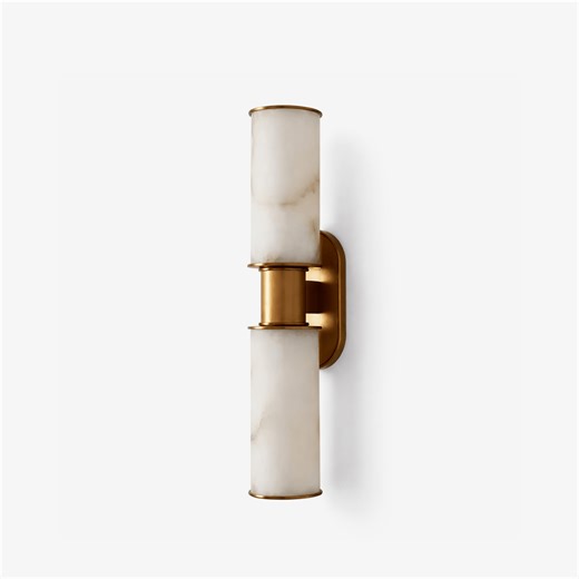 Dualis Alabaster Wall Sconce