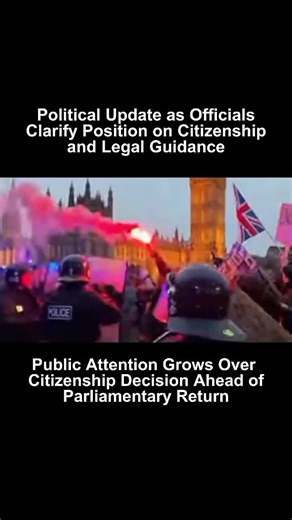 Breaking: UK Citizenship Rules Explained as Ministers Confirm Position Amid Public Attention |SU #UKPublicDiscussion #UKNationalUpdate #UKGovernance #UKRuleOfLaw #UKPolicyExplained This content is generated by AI and is intended for informational and entertainment purposes only. The audio or text provided does not represent real events unless explicitly stated and should not be considered official or factual reporting. Always verify information from credible sources for accuracy.