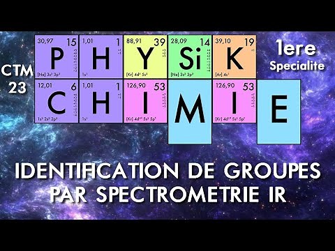 Physique-chimie - Première - 04 Identification de groupes caractéristiques par spectrométrie IR
