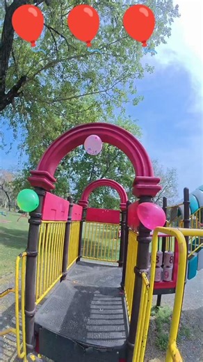 Playground Parkour Balloon Pop & Climbing Challenge 🎈🧗‍♂️🔥