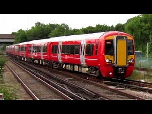 Gatwick Express class 387 + station announcements