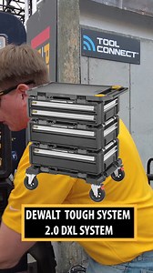 Coming soon - DEWALT DXL TOUGHSYSTEM 2.0 System - This customizable, modular storage solution is the industry's first portable storage system with a 30” platform. * QUICK ACCESS TO TOOLS - Hang power tools or accessories on the side metal racks for quick accessibility on the job. * CUSTOMIZABLE SOLUTION - Connect and stack TOUGHSYSTEM 2.0 modules from the top or bottom using patented auto-connect front latches. * EASY-LOAD ADVANTAGE - Utilize space efficiently with the mobility of modular units 
