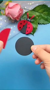 6.9K views · 27 reactions | Easy ladybug craft ideas #craft #craftideas | Alpha kids :worksheets and activities | Facebook
