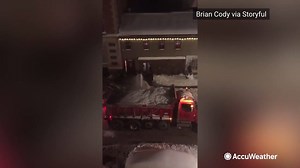 Cleanup continued in Albany, New York, on Friday, after a severe snowstorm that covered the state in a thick blanket of snow. https://bit.ly/37yOKoc | AccuWeather