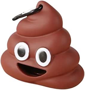 Generic The Poopsy Dog Bag Holder for Leash Durable Dog Poop Bag Dispenser for Dog Waste Bags, Brown