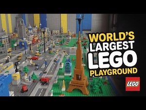 Step Inside the World's Largest LEGO Indoor Playground in 360°!