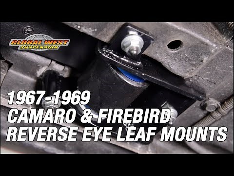 How To Install Reverse Eye Leaf Spring Mounts on 1967-1969 Camaro & Firebirds