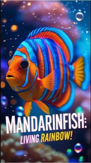 "Mandarinfish: The Most Colorful Fish in the Ocean!"