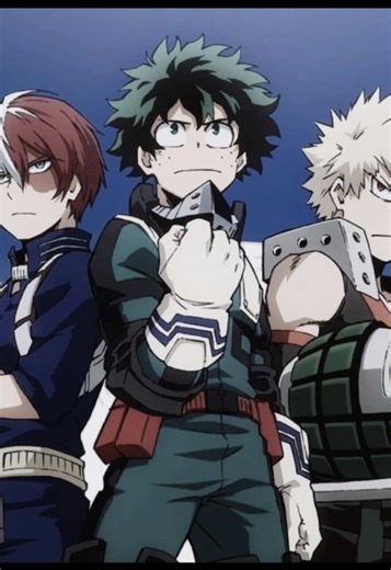 My Hero Academia: Katsuki, Shoto, and Izuku Unite!