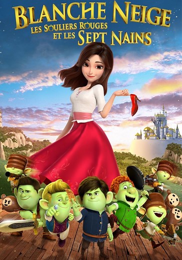 Blanche Neige, les souliers rouges et les sept nains