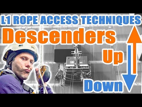How To Use A Rope Access Descender - The Petzl I'd - IRATA Level 1 Training