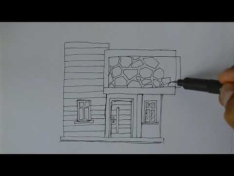 Como Dibujar Un Croquis de Fachada Arquitectónica Fácil