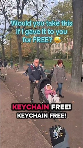Whoever thought they’re giving out keychains would be this hard?