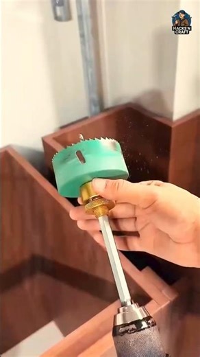 No More Stuck Plugs in Your Hole Saw! 🤯 #DIY #ToolHack