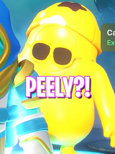 Yellow Jellybean Character Skins in Fortnite and Fall Guys
