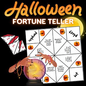 Halloween Fortune Teller | Trick-or-Treat Game with Fun Fortunes & SEL Questions