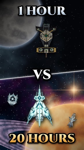 1 hour vs 20 hour Starsector mod (Full vid on my channel) #starsector