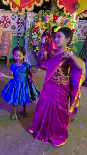 Children's Colorful Indian Dance Performance Celebration