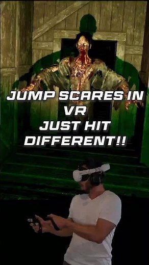 Jump Scares in VR HIT Different! #jumpscare #vr #funnyscares