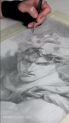 Greek God Hermes – Time-Lapse Pencil Drawing Process of an Olympian