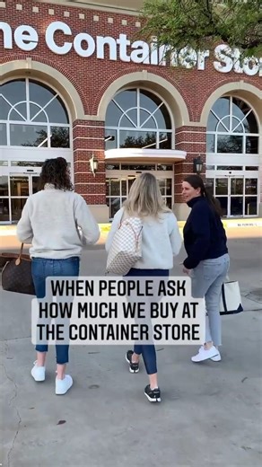 POV: You walk into The Container Store for one thing and leave with a cart full of solutions for your whole home. 🛒💙 Video by: @gettingitdoneorganizing | The Container Store