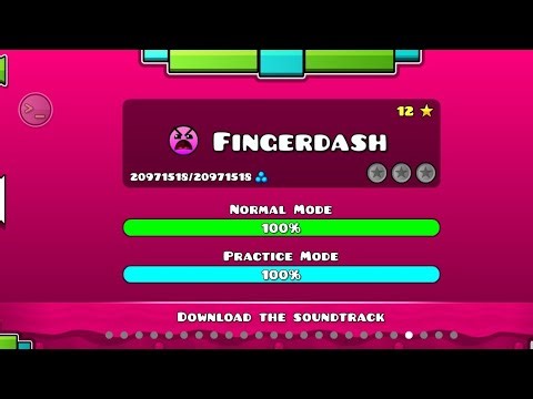 Geometry Dash - Fingerdash 100% [completed]
