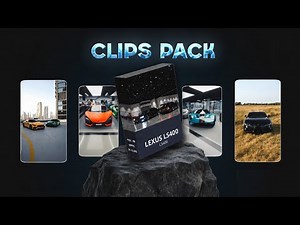 Lexus Ls400 Car Clips/footage pack | 4k Raw Clips | For Speed ramp edit | 7th pack..