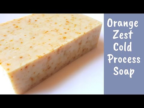 Orange Zest Cold Process Soap
