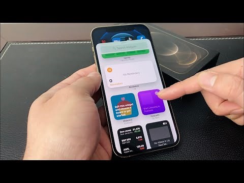 iPhone 12 Pro How to Add / Remove App Widgets