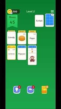 Solitaire Associations Journey Level 2