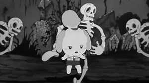 The same loop of Isabelle dancing to various music on Reels