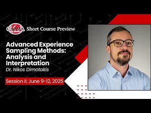 Advanced Experience Sampling Methods: Analysis and Interpretation (Dr. Nikos Dimotakis)