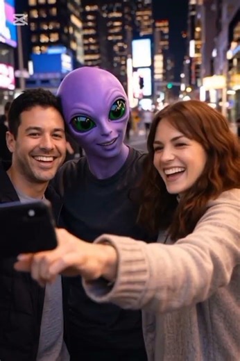 Alien learns how humans take selfies 📱👽#shorts#youtubeshorts#alien#selfie#viral
