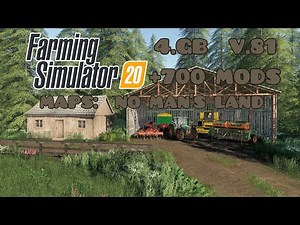 Farming simulator 20| +700 MODS |New MAPS No man's land | V.81 | Size 4.GB